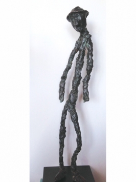 Bronze Man on Stand